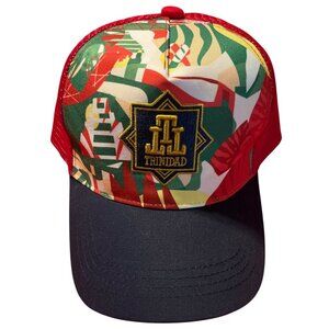 Trinidad Espiritu Series No. 3 Adjustable Hat Red Mesh & Tropical Print / Cigar